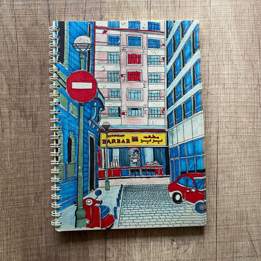 Barbar, hand-drawn notebook of Beirut by Retrospaces