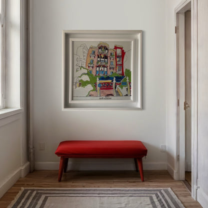 Furn El Hayek, hand-drawn sketch print of Beirut by Retrospaces