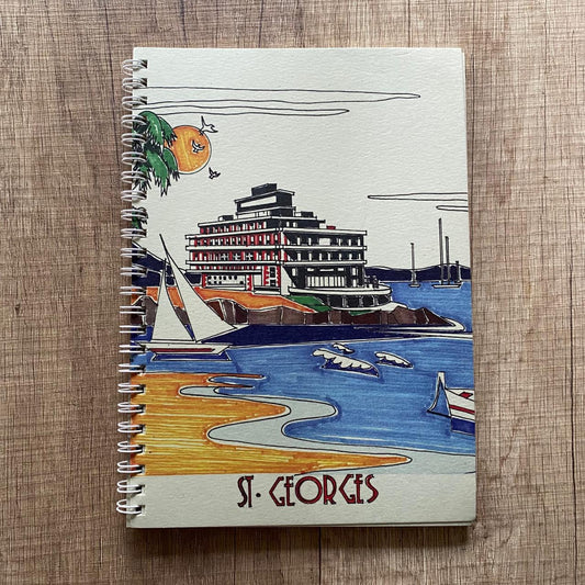 St Georges, hand-drawn notebook of Beirut by Retrospaces
